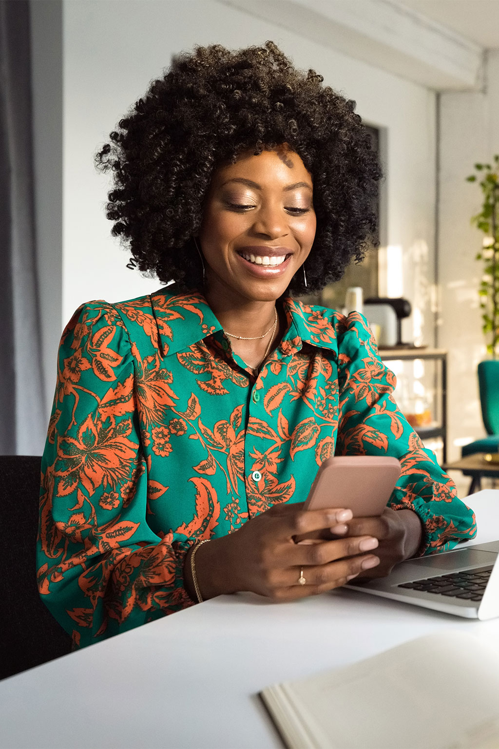 Business woman working