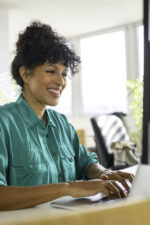 Woman working